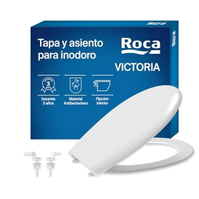 Imagen de Roca,Victoria,Tapa y asiento de SUPRALIT ® para inodoro, Blanco A801B6600B