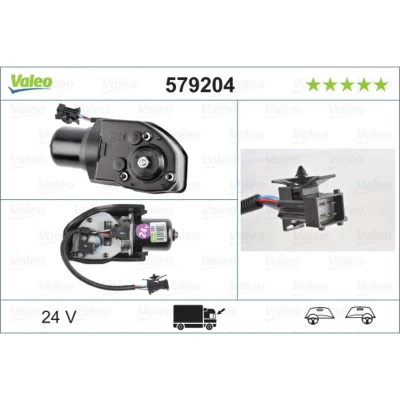 Imagen de VALEO ORIGINAL PART 579204 Motor del Limpiaparabrisas 24 delante para dirección izquierda/derecha