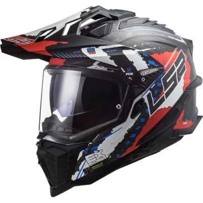 Imagen de LS2, casco cross moto Explorer Extend mat red 06, S