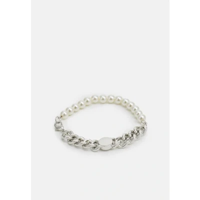 Imagen de Urban Classics FLAT Chain Bracelet Unisex Pulsera silvercoloured, Hombre, Talla: L/XL, Silver coloured