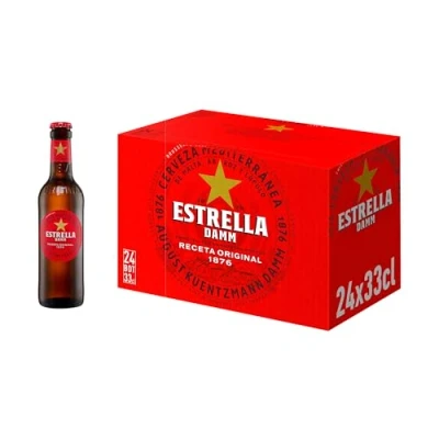 Imagen de Estrella Damm Cerveza, 24 x 33cl