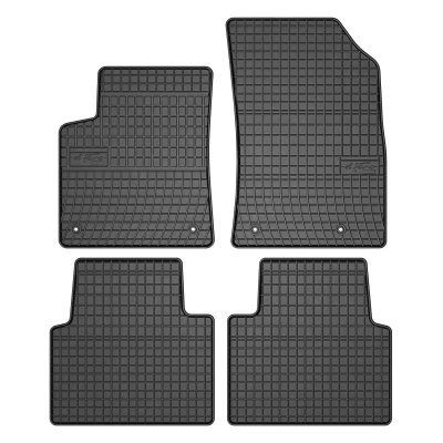 Imagen de FROGUM 401716 Juego de alfombrillas suelo Caucho delante y detrás 4 negro Adaptado BMW: 3 GT, OPEL: Crossland X