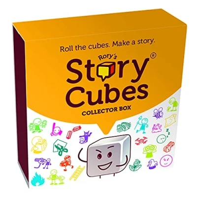 Imagen de Asmodee ASMRSCREPACK01B Collectors Story Cubes: Repack Design B Contenido £39 RRP, Amarillo, Caja de Valor Especial