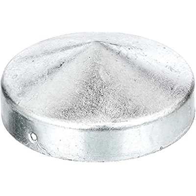 Imagen de Alberts 205966 Capuchón para postes de madera, Forma plana, Galvanizado en caliente, Ø100 mm