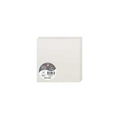 Imagen de Clairefontaine 12877 C Pollen Pack de 25 Sobres dípticas 13,5 X cm), color gris perla