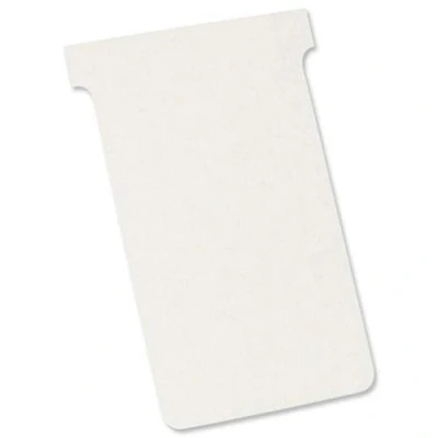 Imagen de Nobo 2202002 Paquete de tarjetas en T (100 unidades), color blanco