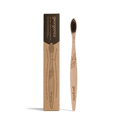 Imagen de Georganics Cepillo de Dientes Suave con Cerdas Naturales Ecológicas 4 Unidades 30 g