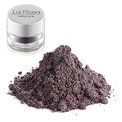 Imagen de La Rosa maquillaje mineral nº 21 nefrite sombra elegante de color ciruela 3 gr