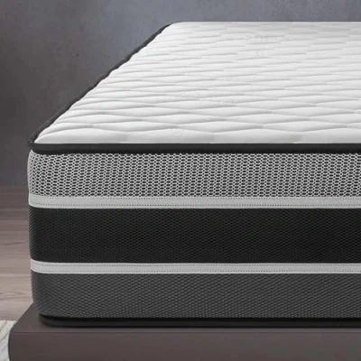 Imagen de COSMOS Colchón Viscoelástico 135x190 cm Altura 30 Felis Espuma HR y Blue Latex Firme, Transpirable, Hipoalergénico, Ergonómico Cara Invierno Verano, 7 Zonas Confort