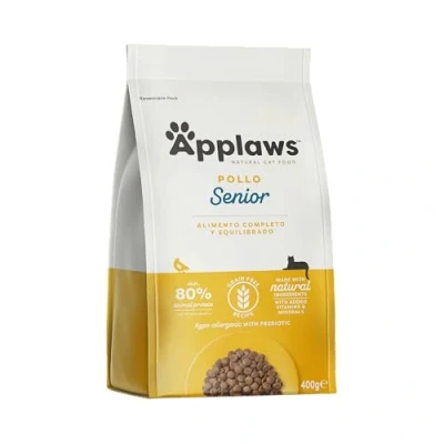 Imagen de Applaws Alimento Completo Natural para Gatos Mayores con Pollo 400g Bolsa Resellable
