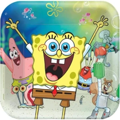 Imagen de amscan Bob Esponja 8 Platos