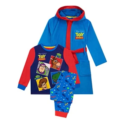 Imagen de Disney Niños Conjunto de bata y pijama Toy Story Multicolor 6 7 años