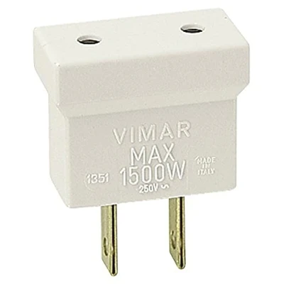 Imagen de Vimar RI.01351B Adaptador 2P USA P10 Blanco