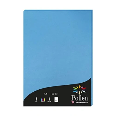 Imagen de Clairefontaine Pollen Papel de calco,color azul turquesa