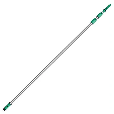 Imagen de Unger OptiLoc de 4,5 m Bastón telescópico (compatible con herramientas limpieza ventanas, mango ergonómico, punta antideslizante, cierre giratorio dos componentes) ED450