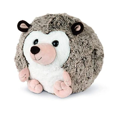Imagen de COZY NOXXIEZ Calentador de manos peluche para niños, peluche, almohada como cojín calor esponjoso cama, coche y casa (erizo)