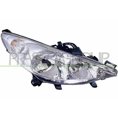 Imagen de PRASCO PG3204903 Faros derecha H7/H1, H7, H1 transparente para circulación por la con electromotor servomotor reg. alcance luces