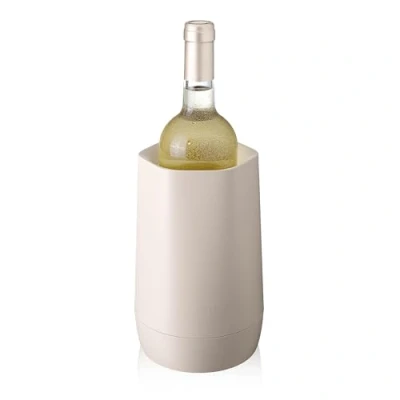 Imagen de Vacu Vin Hexo Enfriador de Vino 2 en 1 Funda Reutilizable Material Reciclado para Botellas Estándar Color Arena