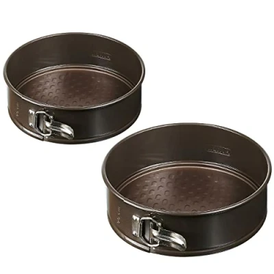 Imagen de Pyrex Set 2 MOLDES DESM 20+26CM ASIMETRIA PX Tarta, Acero carbonatado, Multicolor
