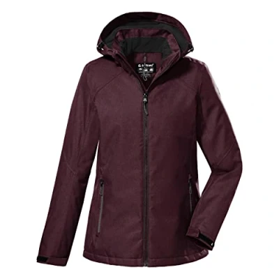 Imagen de Killtec Women&#039;s Chaqueta outdoor/chaqueta funcional con capucha cremallera KOW 142 WMN JCKT, plum, 50, 38878 000
