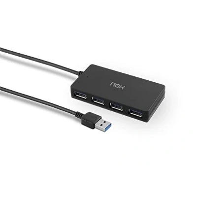 Imagen de NOX XTREME PRODUCTS USB HUB ONE NXLITEHUBONE 3.0, 4 puertos USB, Windows XP/Vista/7/8/10; Mac OS 10.x; Linux, Color negro