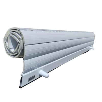 Imagen de Persiana Enrollable de Aluminio Curva a Medida Dispone Aislante térmico, Ultraligera y Resistente Intemperie (Ancho 150 cm 240 Alto 249 cm)