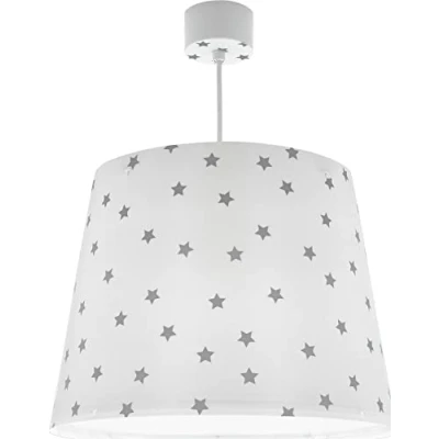 Imagen de Dalber Lámpara Infantil De Techo Colgante Star Light Estrellas Blanca, 82212B, E27