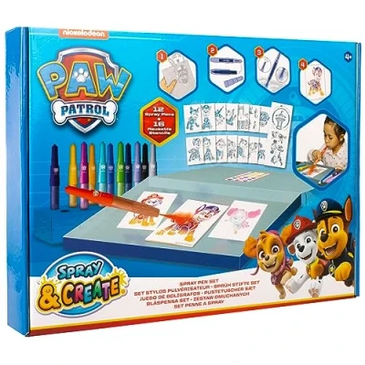 Imagen de Paw Patrol Juego de lápices colores Deluxe para colorear niños y páginas (PW22368)