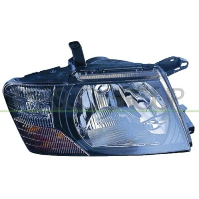 Imagen de PRASCO MB1594803 Faros derecha H4 amarillo para circulación por la