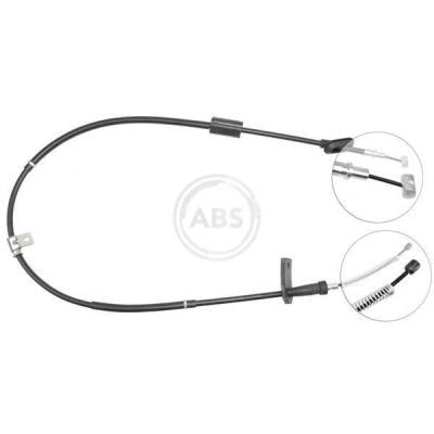 Imagen de A.B.S. K18737 Cable de Freno Mano 1477 Tambor para dirección izquierda/derecha