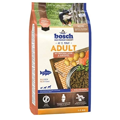 Imagen de bosch HPC Adult con salmón fresco y patata Alimento seco para perros adultos de todas las razas 1 x 15 kg