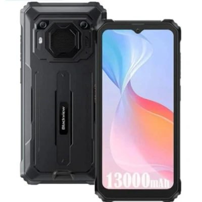 Imagen de Teléfono Resistente Blackview BV6200 Pro, 12GB+128GB(1TB Extensión), Batería 13000mAh, 6.56&#039;&#039; HD+, ArcSoft® 13MP+8MP, Android 13 Dual SIM, IP68 MIL STD 810H Smartphone Antigolpes Impermeable, Negro