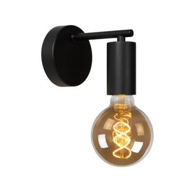 Imagen de Lucide LEANNE Lámpara de pared 1xE27 Negro