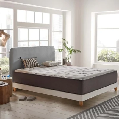 Imagen de COSMOS Colchón 140x190 cm Jupiter Extra Confort 30 Espuma HR y Blue Látex Transpirable, Hipoalergénico, Viscoelástico Cara Invierno Verano, 7 Zonas de