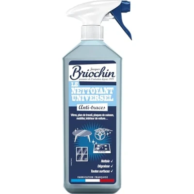 Imagen de JACQUES BRIOCHIN Limpiador universal antihuellas Limpia, desengrasa todas las superficies incluso frágiles Sin enjuague, fabricación francesa 750 ml