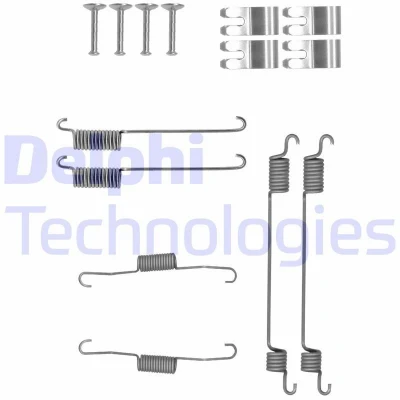 Imagen de DELPHI LY1410 Juego de accesorios, zapatas freno FORD: Transit Courier Furgón