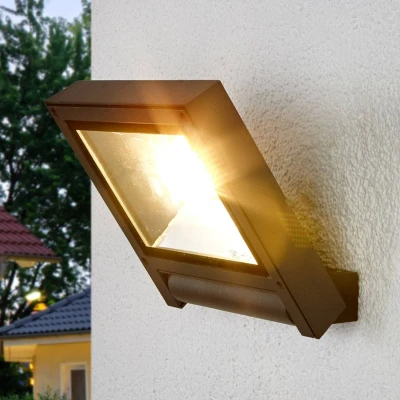 Imagen de LED lámpara para exterior &#039;Maica&#039; (Moderno) en Negro hecho de Aluminio (1 llama,) Lucande foco exterior, foco, el jardín, la terraza, balcón y