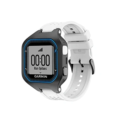Imagen de WIIKAI Compatible con Garmin Forerunner 25 Correas Para Relojes, Correa de Pulsera Reemplazo.(blanco)