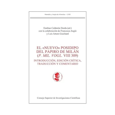 Imagen de El Nuevo Posidipo Del Papiro De Milán (p. Mil. Vogl. Viii 309) : Intro