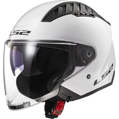 Imagen de LS2, Casco Moto Jet Copter II Solid Gloss White, M