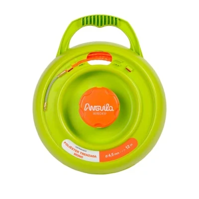 Imagen de Anguila Max Winder Enrollador Poliéster Trenzado Color Naranja Diámetro 4,5mm 12 metros