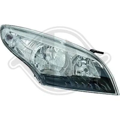 Imagen de DIEDERICHS 4465180 Faros derecha H7/H7 cromo con servomotor para reg. alcance luces RENAULT: MEGANE 3, 3 Grandtour, Coupe