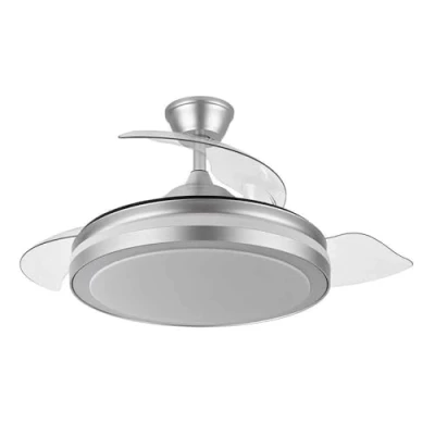 Imagen de FABRILAMP VENTILADOR DC ESPARTA 72W 6120LM PLATA 3 ASPAS