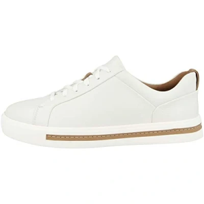 Imagen de Clarks Un Maui Lace, Zapatillas de Gimnasia Mujer, White Leather, 35.5 EU