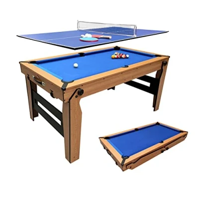 Imagen de Billar BCE plegable de 180 cm con ruedas