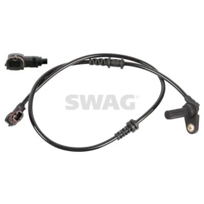 Imagen de SWAG 10 6280 Sensor de ABS Eje delantero, derecha 730 MERCEDES BENZ: Clase E Berlina, CLS Coupé, T modell