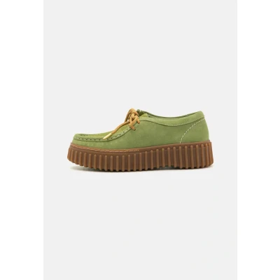 Imagen de Clarks Torhill BEE Zapatos con cordones, Mujer, Talla: 38, Apple Cuero velour