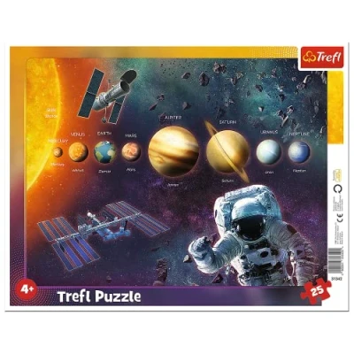 Imagen de Trefl Sistema Solar, de 25 Piezas, para niños a Partir 4 años Puzzle, Color, Sonnensystem (31342)