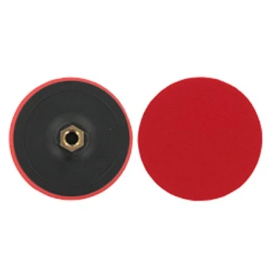 Imagen de P D W Plato de lijado 125 mm para discos abrasivos con velcro diámetro, mandril sujeción, M14 taladro y atornillador inalámbrico
