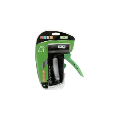 Imagen de SALKI Grapadora Manual Multifunción con 4 funciones Herramienta de Grapado TSK4.1. Compatible 2 Tipos Grapas y Clavos (Grapas 8 14mm 12 14mm, PIN nº 9 BRAD nº8)
